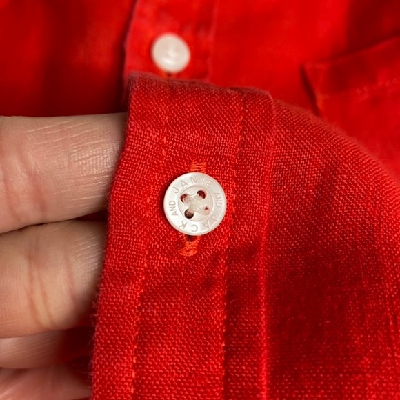 Janie and Jack Long Sleeve Button Down Shirt - Picture 5 of 8